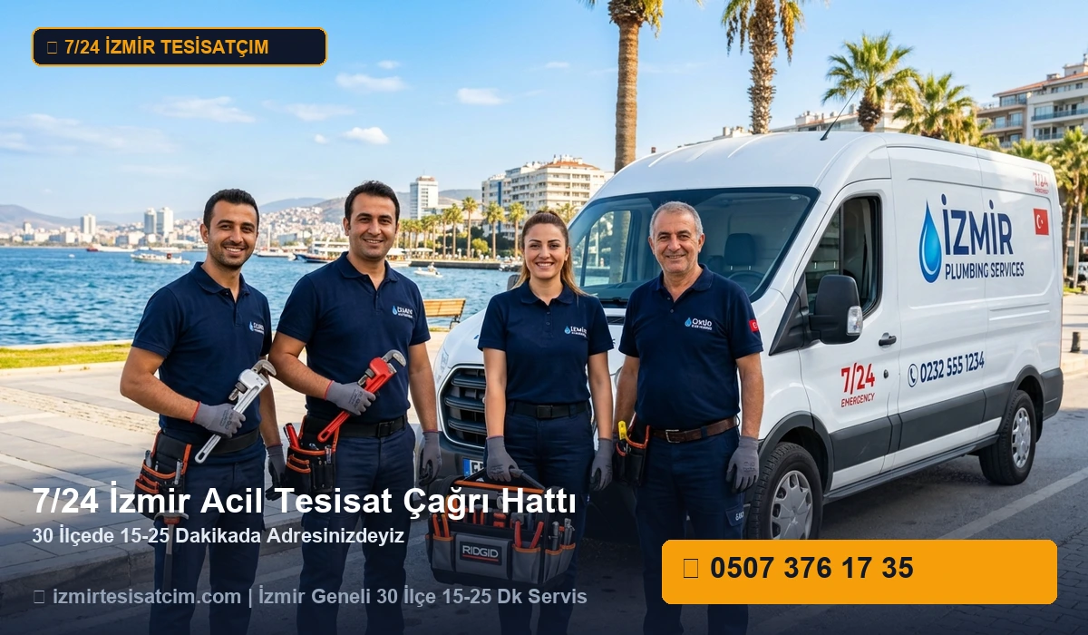 İzmir Tesisat İletişim 0507 376 17 35