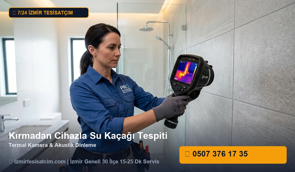 Kırmadan Su Kaçağı Tespiti İzmir Tesisatçım 0507 376 17 35